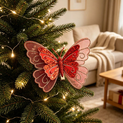 Dekorative Schmetterlingsanhänger für Weihnachtsbaum