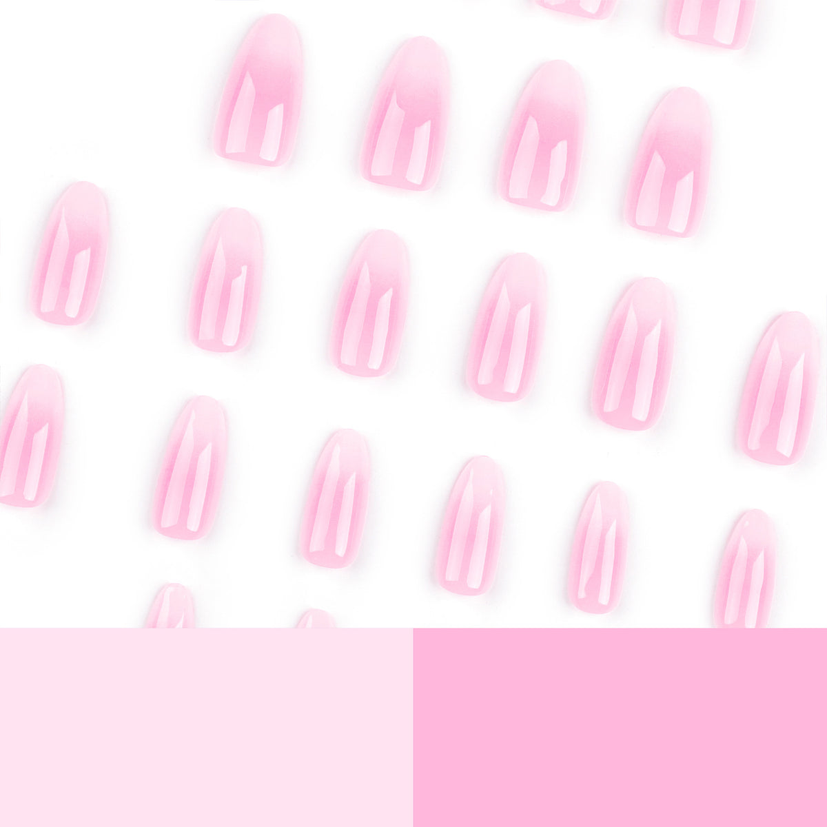 Kunstvolle Nagelverlängerungen mit elegantem Ombre-Effekt Brehn