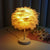 Federnde dekorative Tischlampe