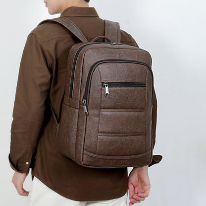 Eleganter Rucksack Aus Robustem Kunstleder mit Intelligentem Fächersystem Brehn