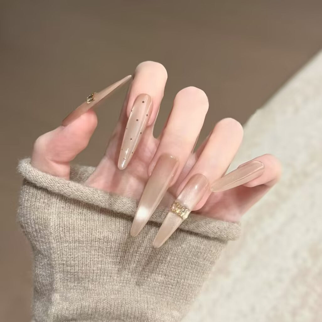 Premium Stiletto Press-On-Nagelverlängerungen Brehn