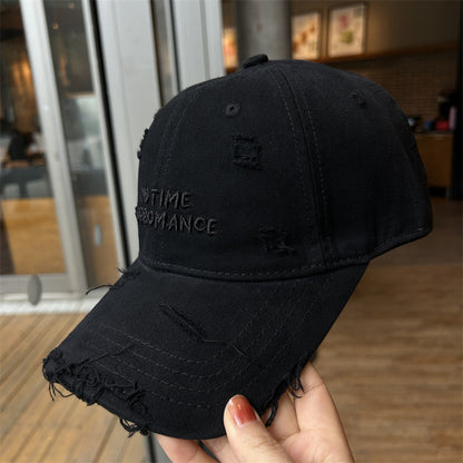 Damen Distressed Baumwoll-Basisballmütze Brehn