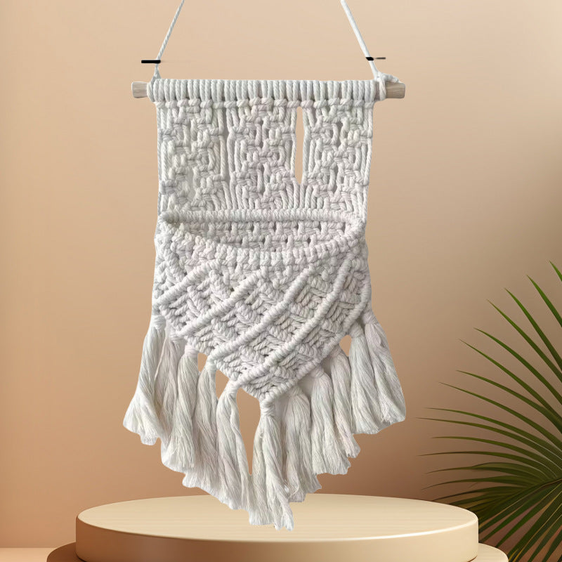 Wandmontierter Macramé Pflanzer Brehn