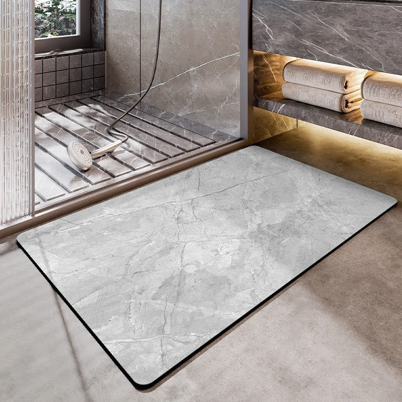 Luxurious Marble Design Bath Mat Brehn