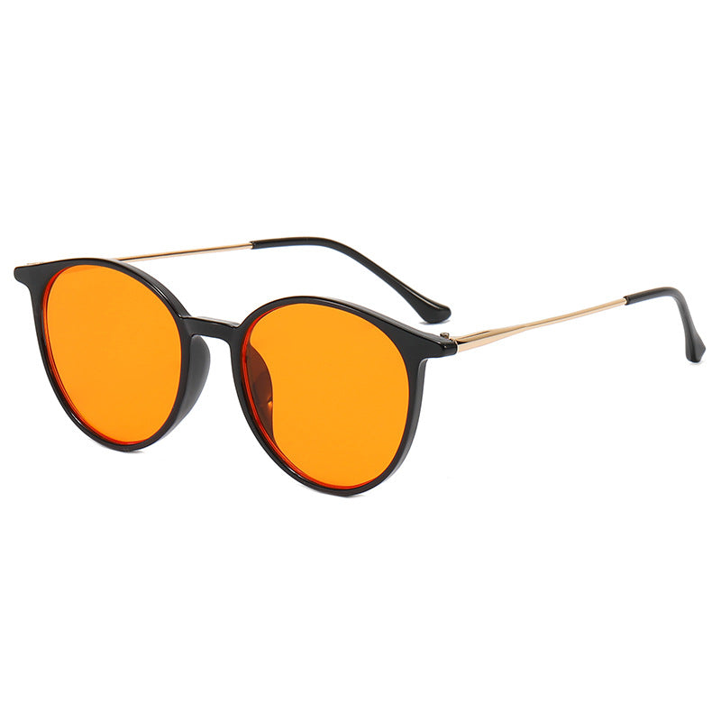 Damen modische runde Brille mit filigranem Design Brehn