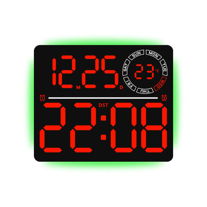 Digitale Wanduhr Brehn