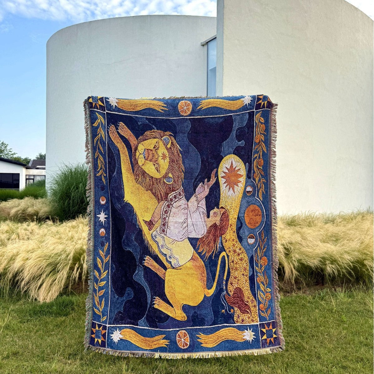 Künstlerische mythologische Szene Tagesdecke