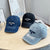 Herren Zerschlissenes Denim Baseball Cap Brehn