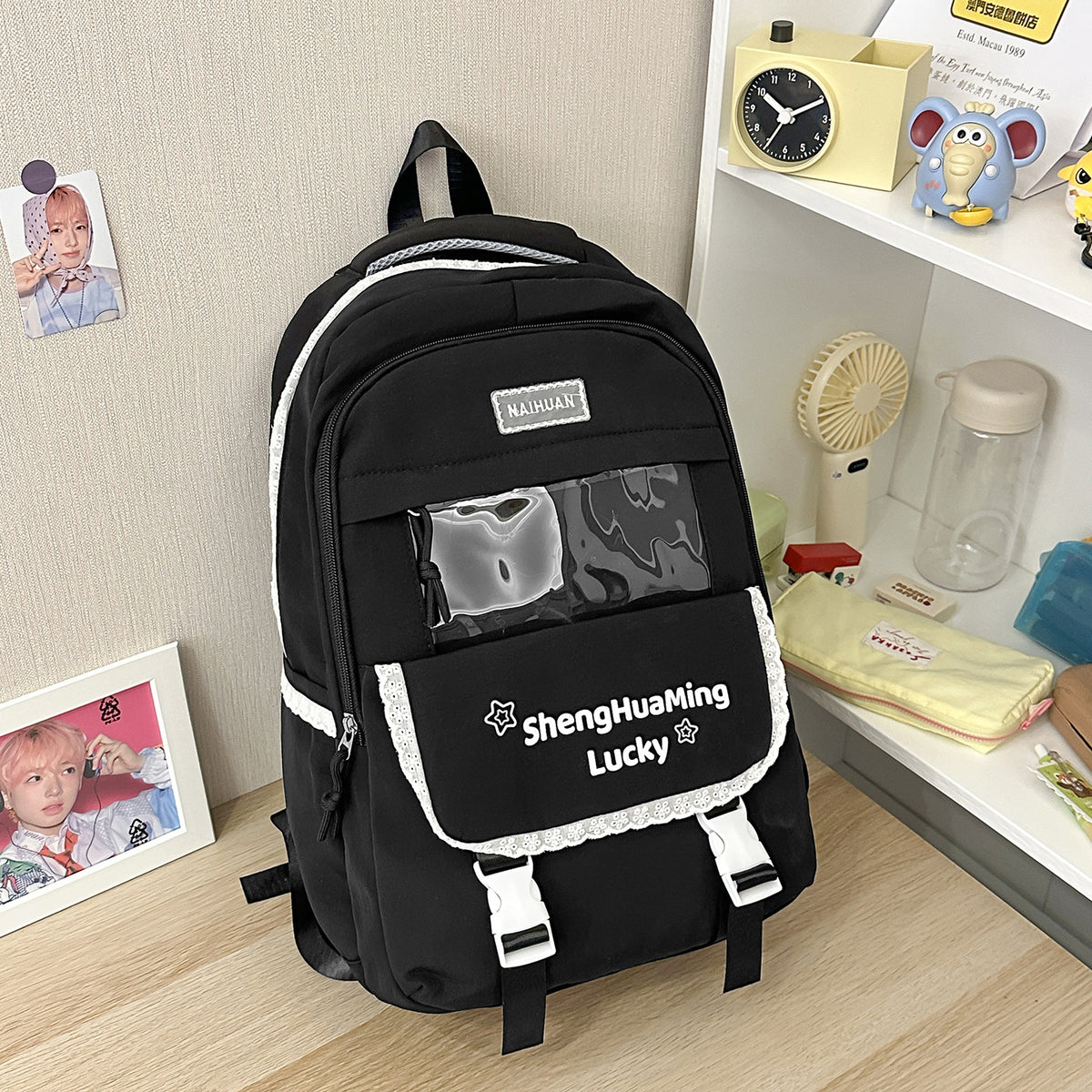 Transparenter Fenster-Rucksack Brehn