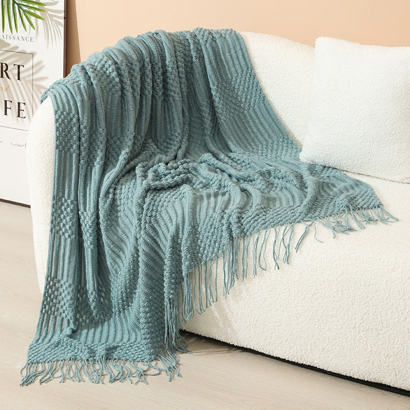 Damen stylische Wohnzimmerdecke mit Fransenmuster Brehn