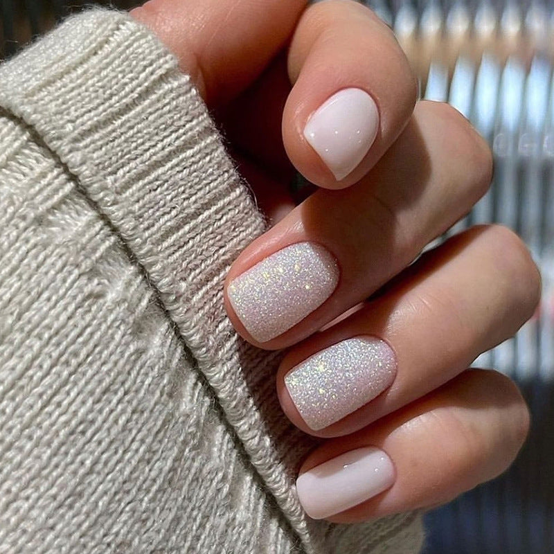 Elegante Glitter Press-On-Nägel Set Brehn