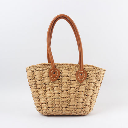 Geflochtene Strohtasche Brehn