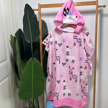 Kinder Haifisch-Design Kapuzenhandtuch Poncho Brehn