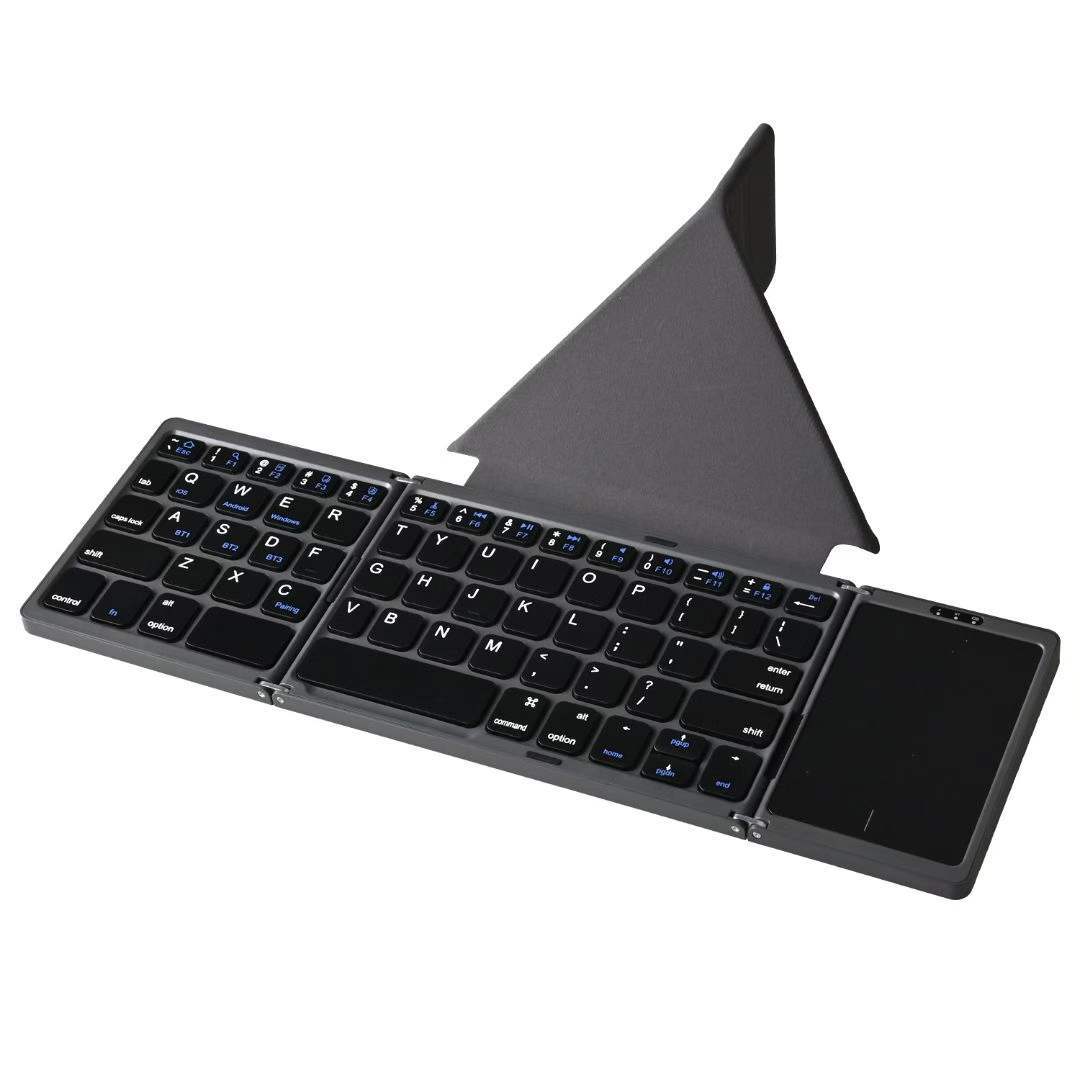 Tragbare Bluetooth-Tastatur mit integriertem Touchpad Brehn
