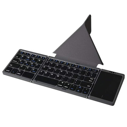Tragbare Bluetooth-Tastatur mit integriertem Touchpad Brehn