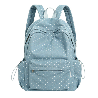 Lässiger gepunkteter Schulrucksack Brehn