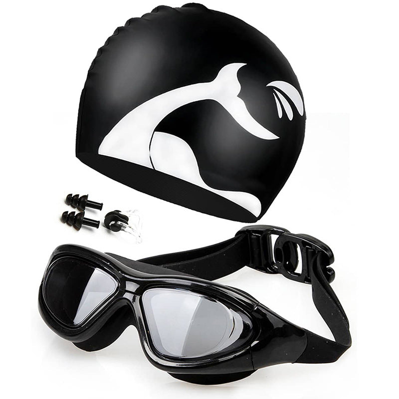 Schwimmset mit Komfort-Schwimmbrille und Kappe Brehn