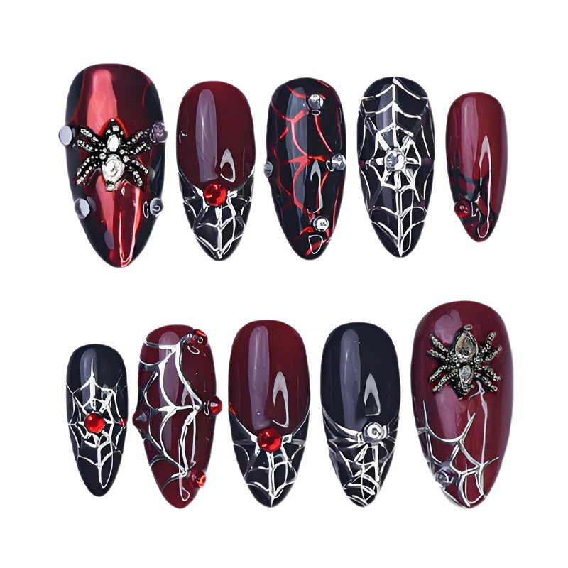Kunstnagelset mit Halloween-Motiven Brehn