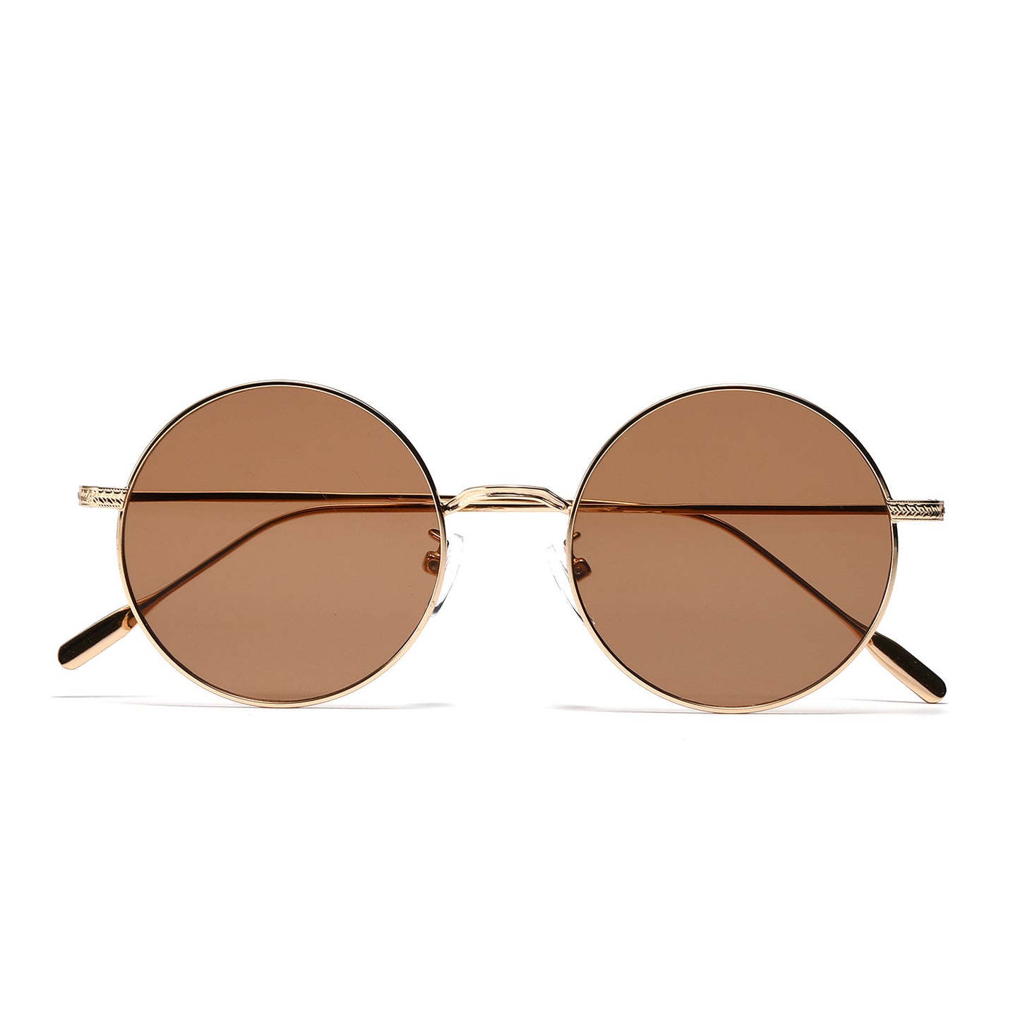 Damen runde modische Sonnenbrille mit glamourösem Rahmen Brehn
