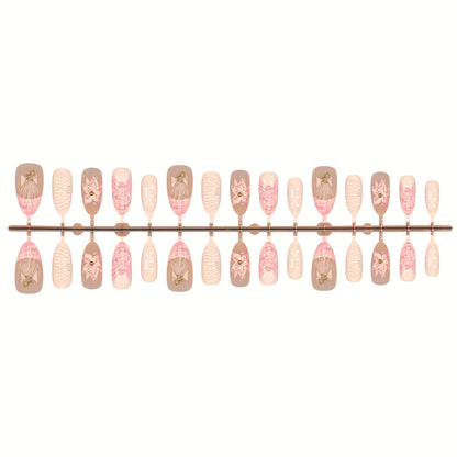 Dekorative Nagelkunst Tipps Set