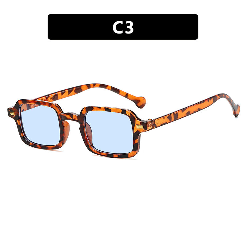 Damen exklusive quadratische Sonnenbrille mit elegantem Metallrahmen und UV-Schutz Brehn