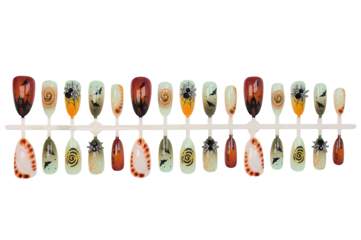 Halloween Kunstnagelset Brehn