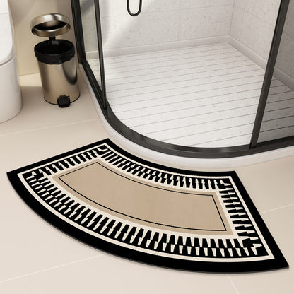 Gekrümmte Wasserabsorbierende Badematte