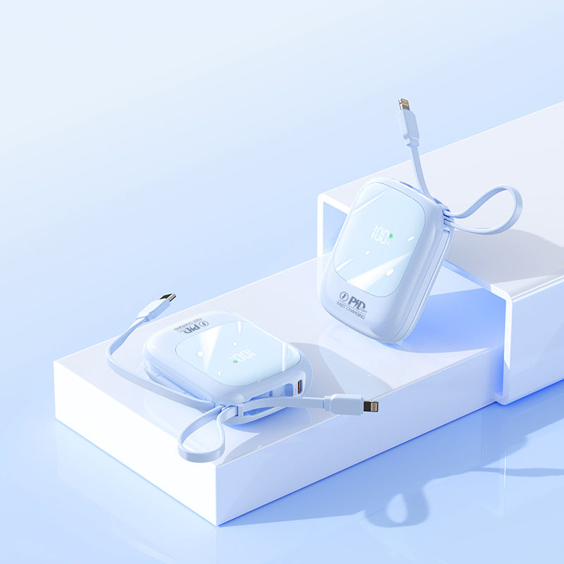 Tragbare Powerbank mit Integrierter Schnellladefunktion und Led-Statusanzeige Brehn