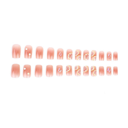 Trendy von Früchten inspirierte Nagelkunst-Set