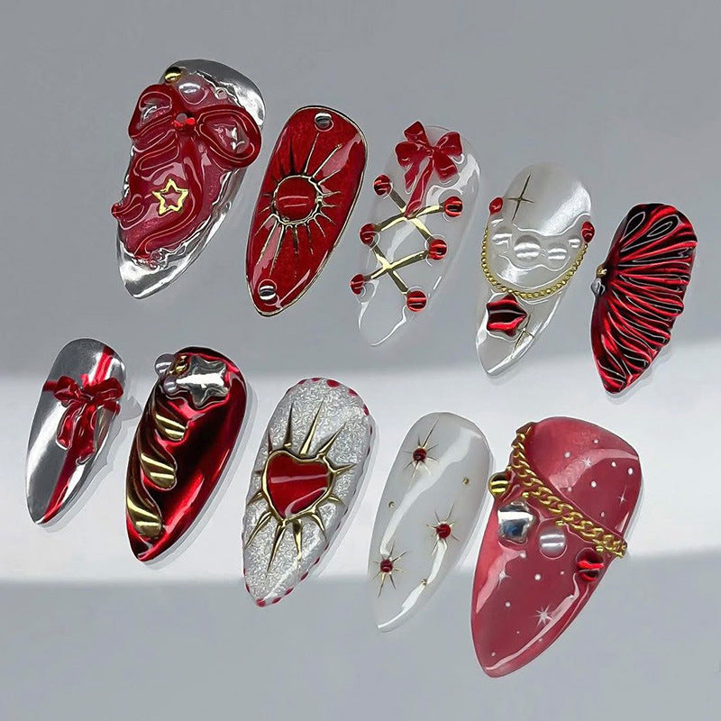 Urlaubs-Themen Press-On Nagelkunst Kollektion Brehn