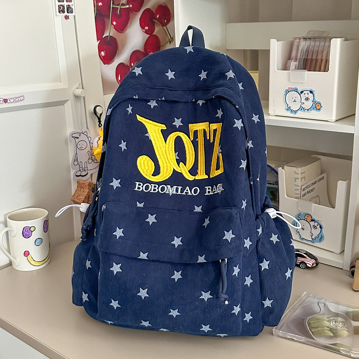 Stylischer mit Sternen verzierten Cordura-Rucksack Brehn