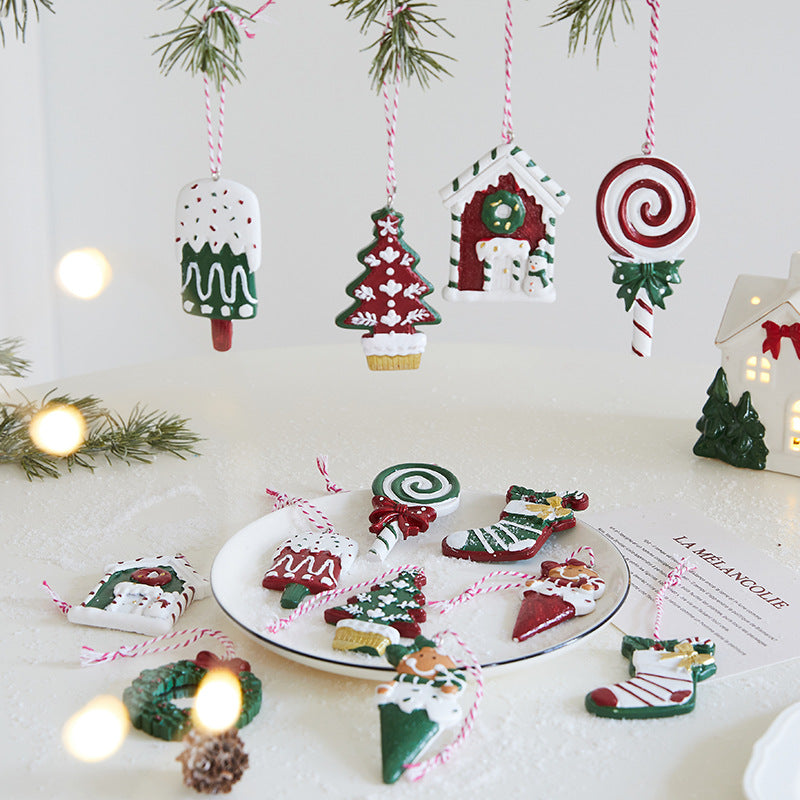Verspielte Lebkuchen-Ornament