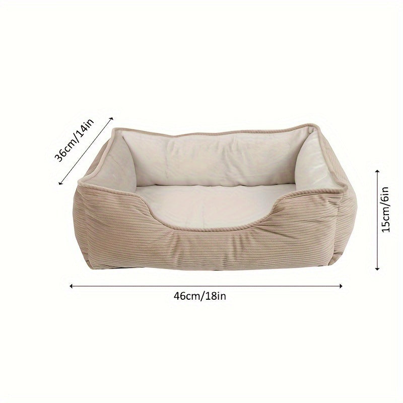 Luxuriöses Plüsch-Hundesofa mit Polsterung
