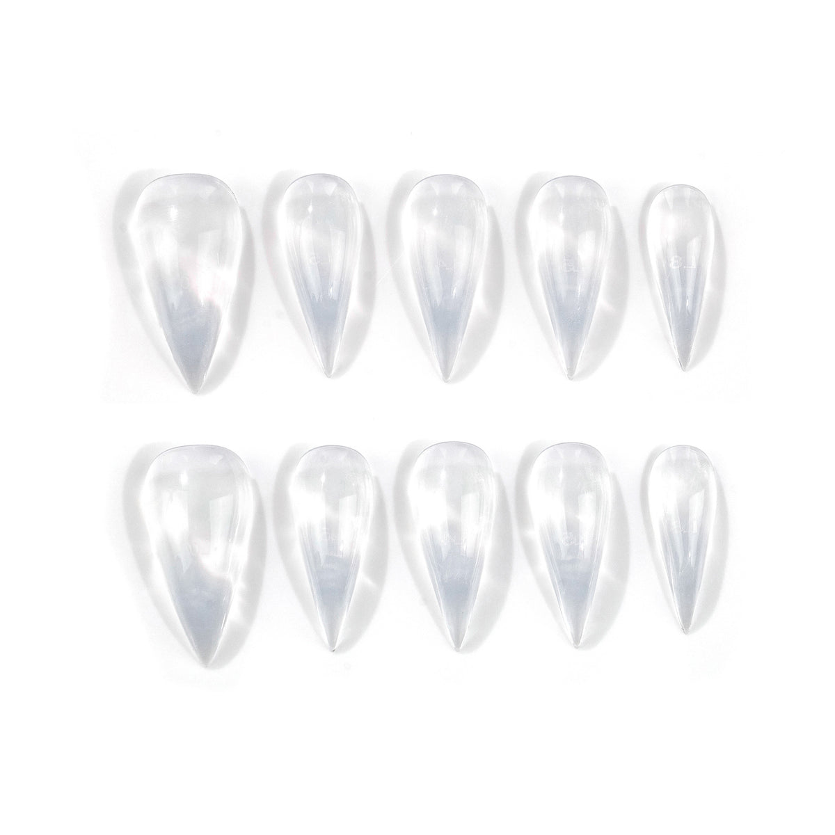 Scharfe Stiletto Press-On Nagelset