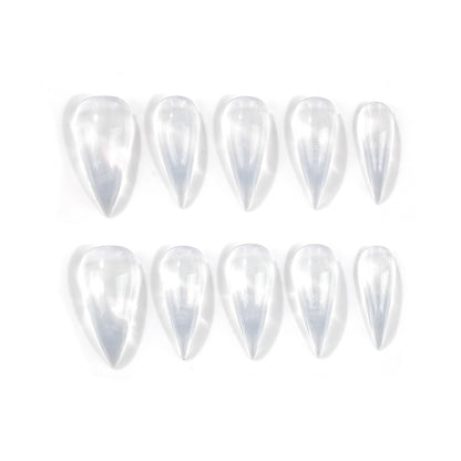Scharfe Stiletto Press-On Nagelset