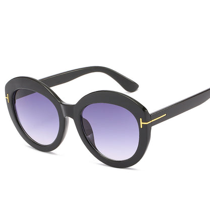 Oversized Gradient Lens Sonnenbrille Brehn