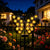 Dekorative LED-Schmetterlingswandlampe mit floralen Micro-LED- Akzenten und batteriebetriebener Steuerung Brehn