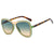 Damen oversized Sonnenbrille mit modernem Schildpatt-Design Brehn