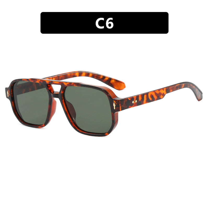 Damen modische quadratische Sonnenbrille mit luxuriösen Details Brehn