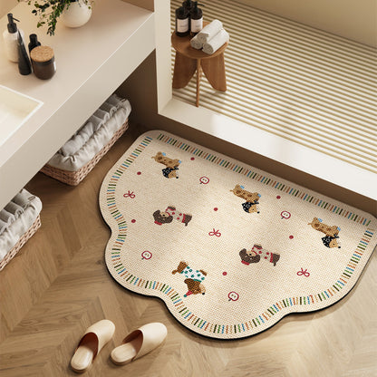 Stylische Badezimmermatte für moderne Innenräume