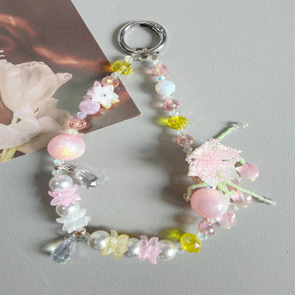 Floral Acryl Charm Schlüsselanhänger Brehn