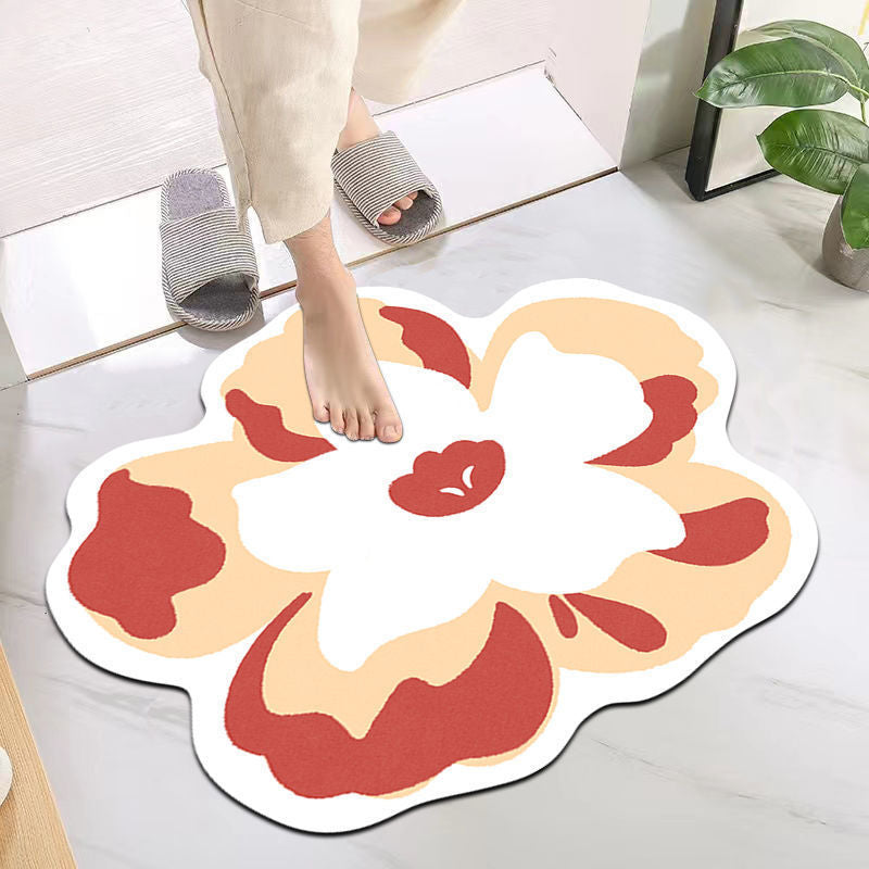 Floral Shape Badezimmermatte