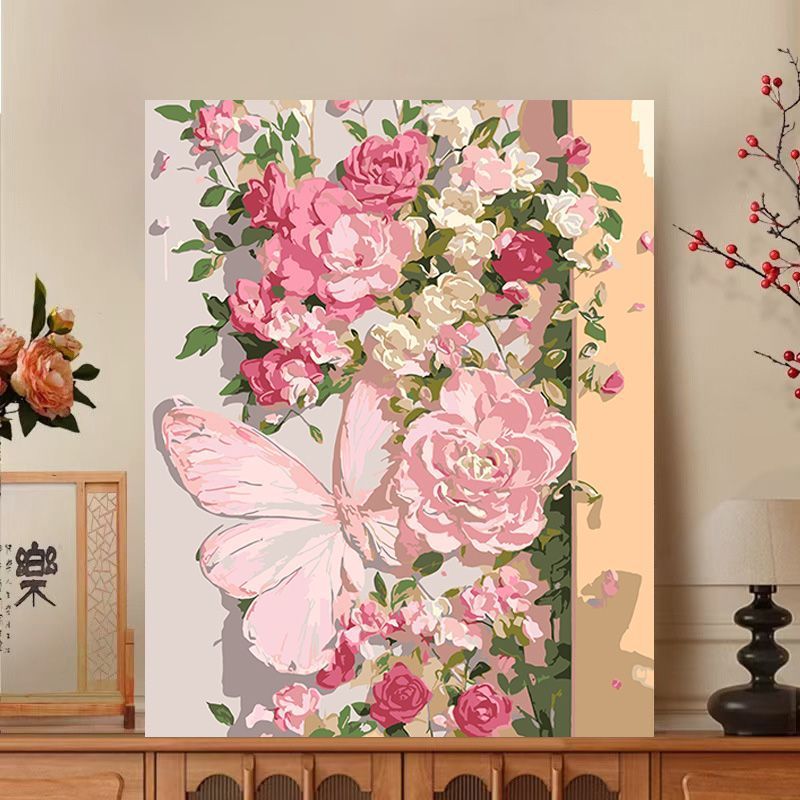 Floral Impressionist Leinwanddruck Brehn