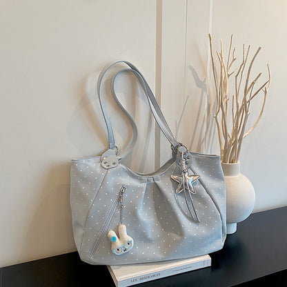 Punkte dekorative Handtasche