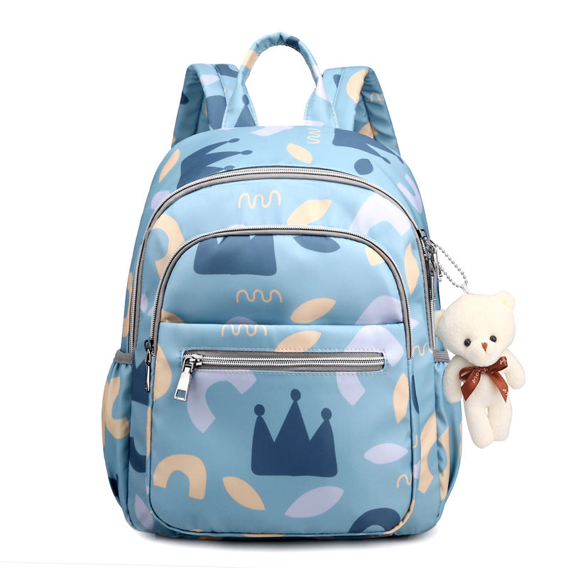 Verspielt gemusterter Rucksack Brehn