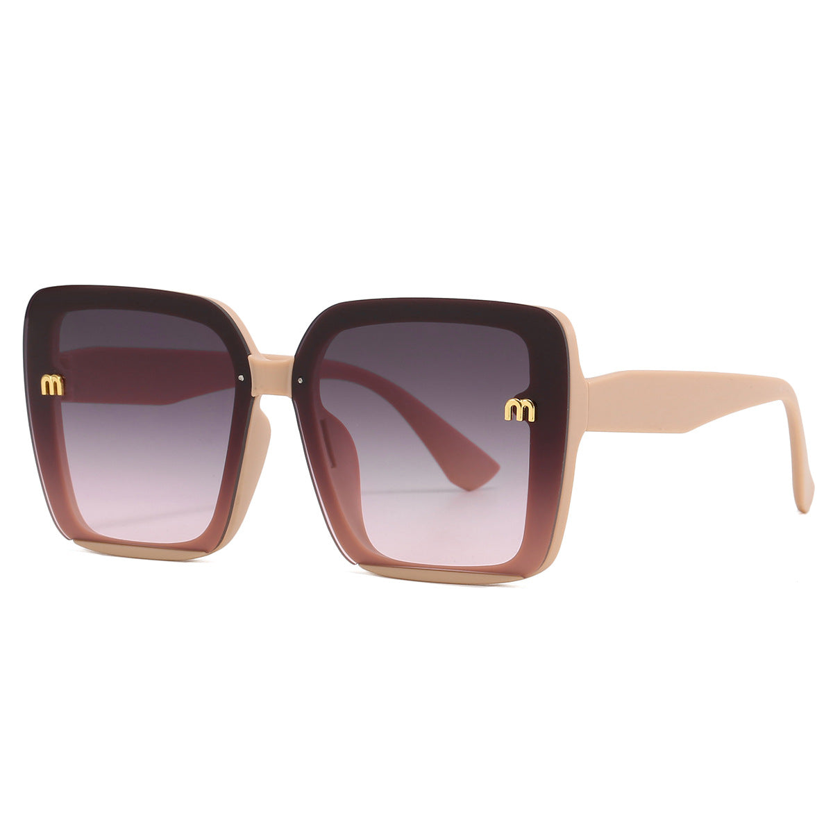 Damen quadratische Sonnenbrille mit elegantem Rahmen Brehn