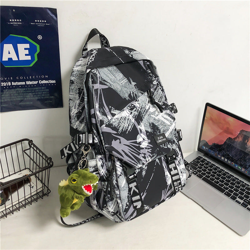 Stylischer Grafikdruck-Rucksack Brehn