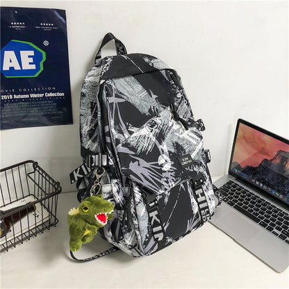 Stylischer Grafikdruck-Rucksack Brehn