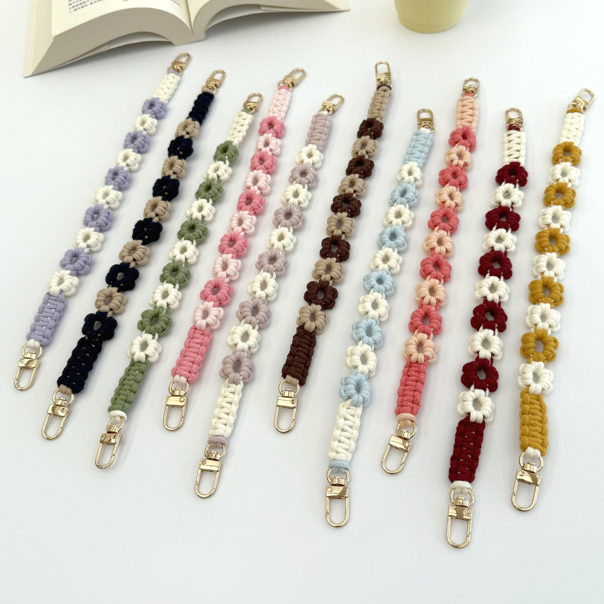 Florale Makramee Brillenhalter Brehn