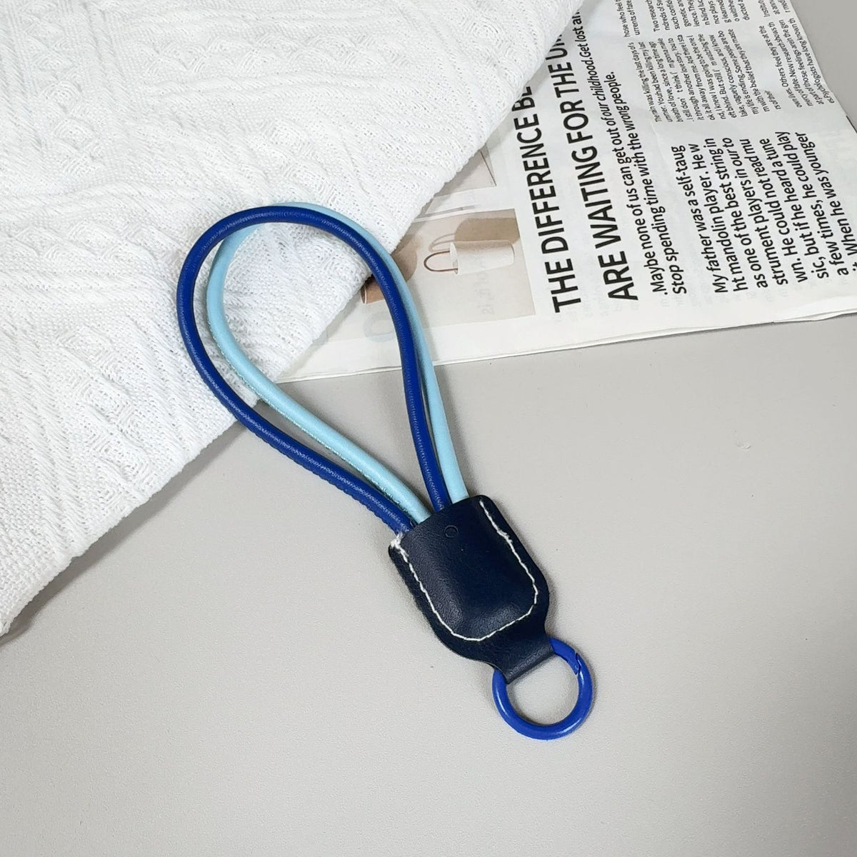 Premium Leder Schlüsselanhänger Halter Brehn